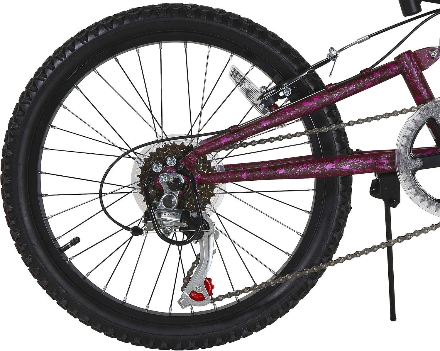 Dynacraft Air Zone 20-Inch Girls Mountain Bike For Age 7-12 Years