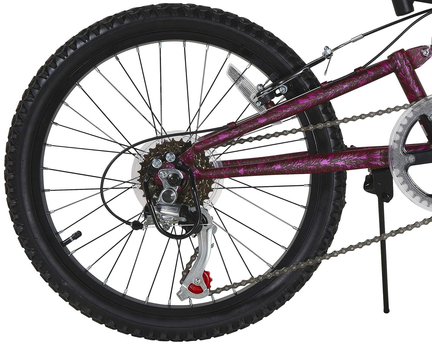 Dynacraft Air Zone 20-Inch Girls Mountain Bike For Age 7-12 Years