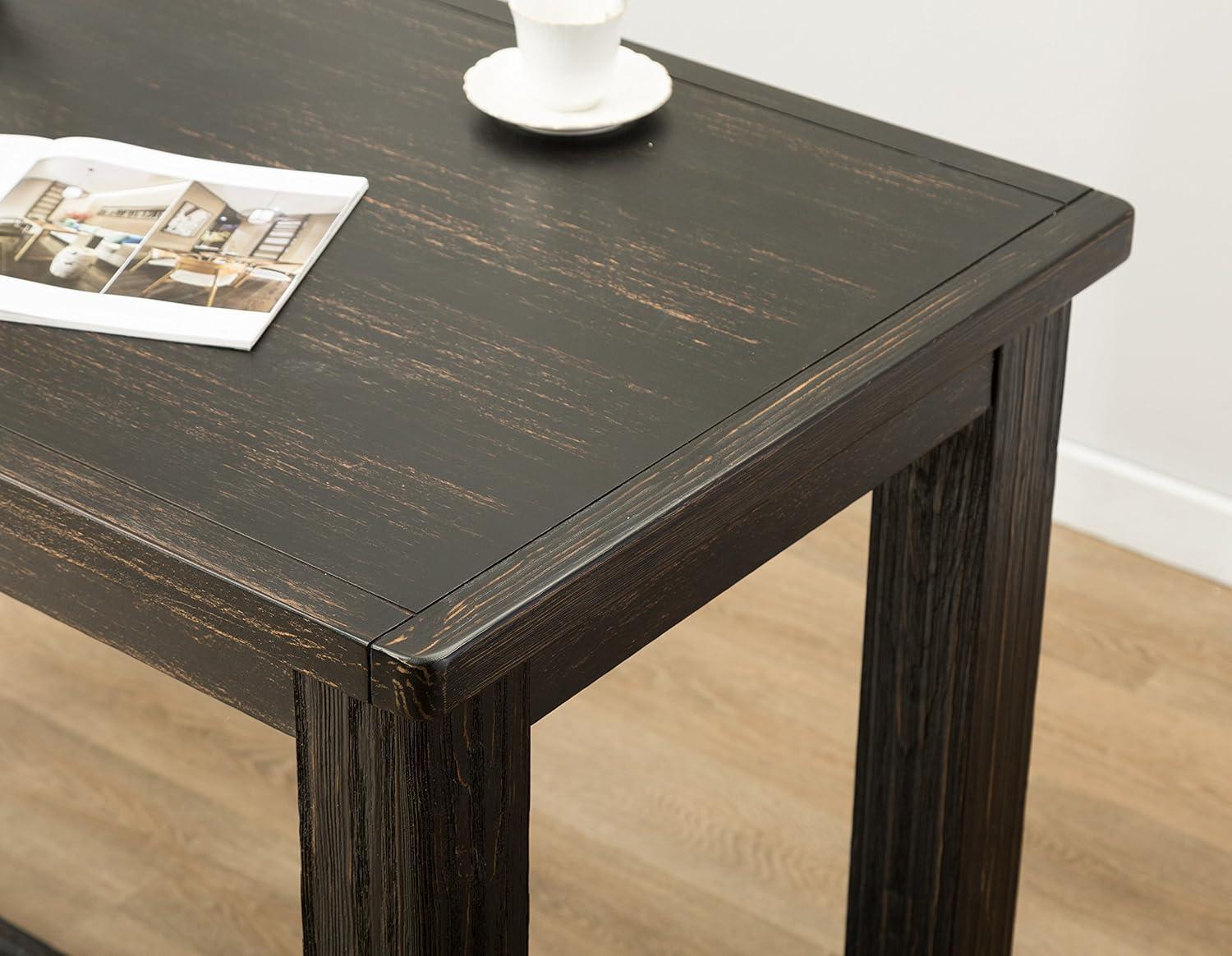 Roundhill Furniture Lotusville 7 Piece Bar Height Pub Table Set