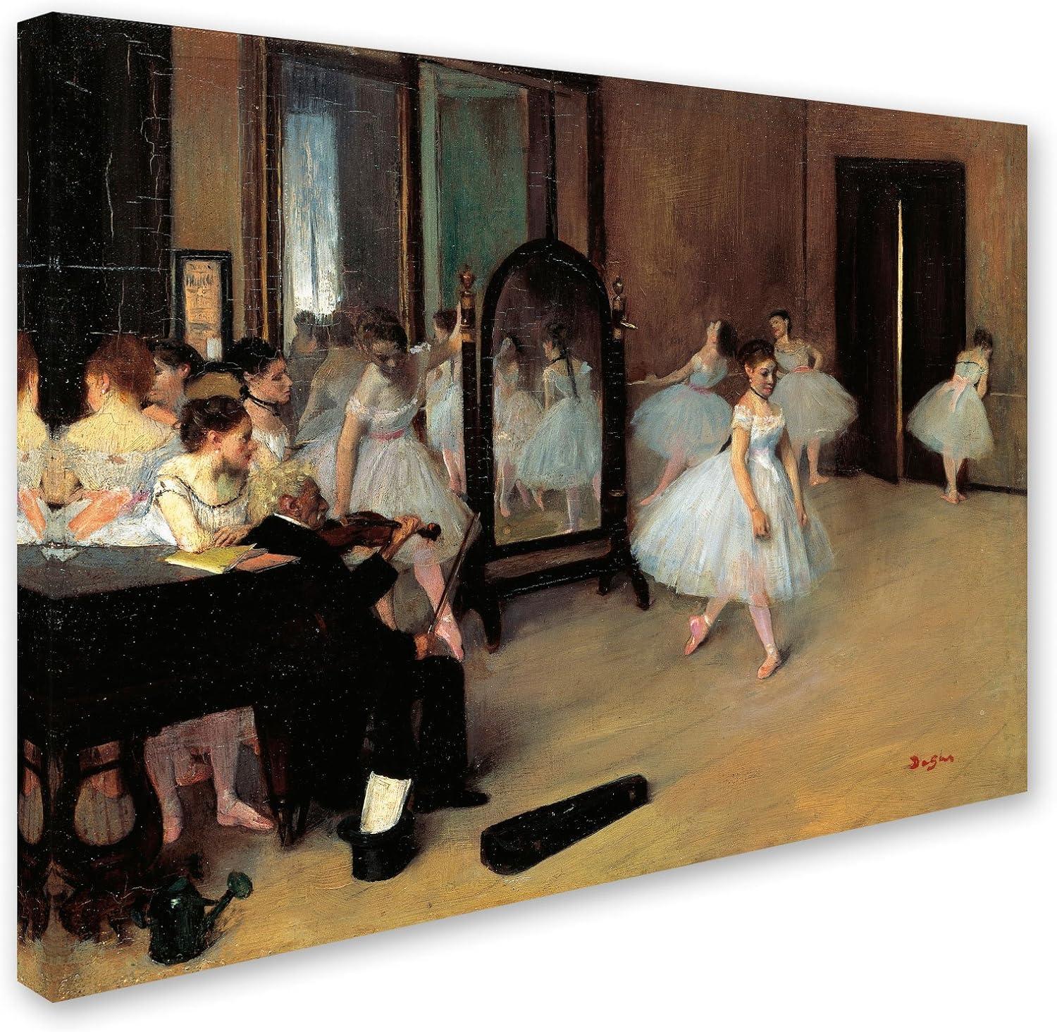 Vault W Artwork " The School Of Dance 1871 " by Edgar Degas