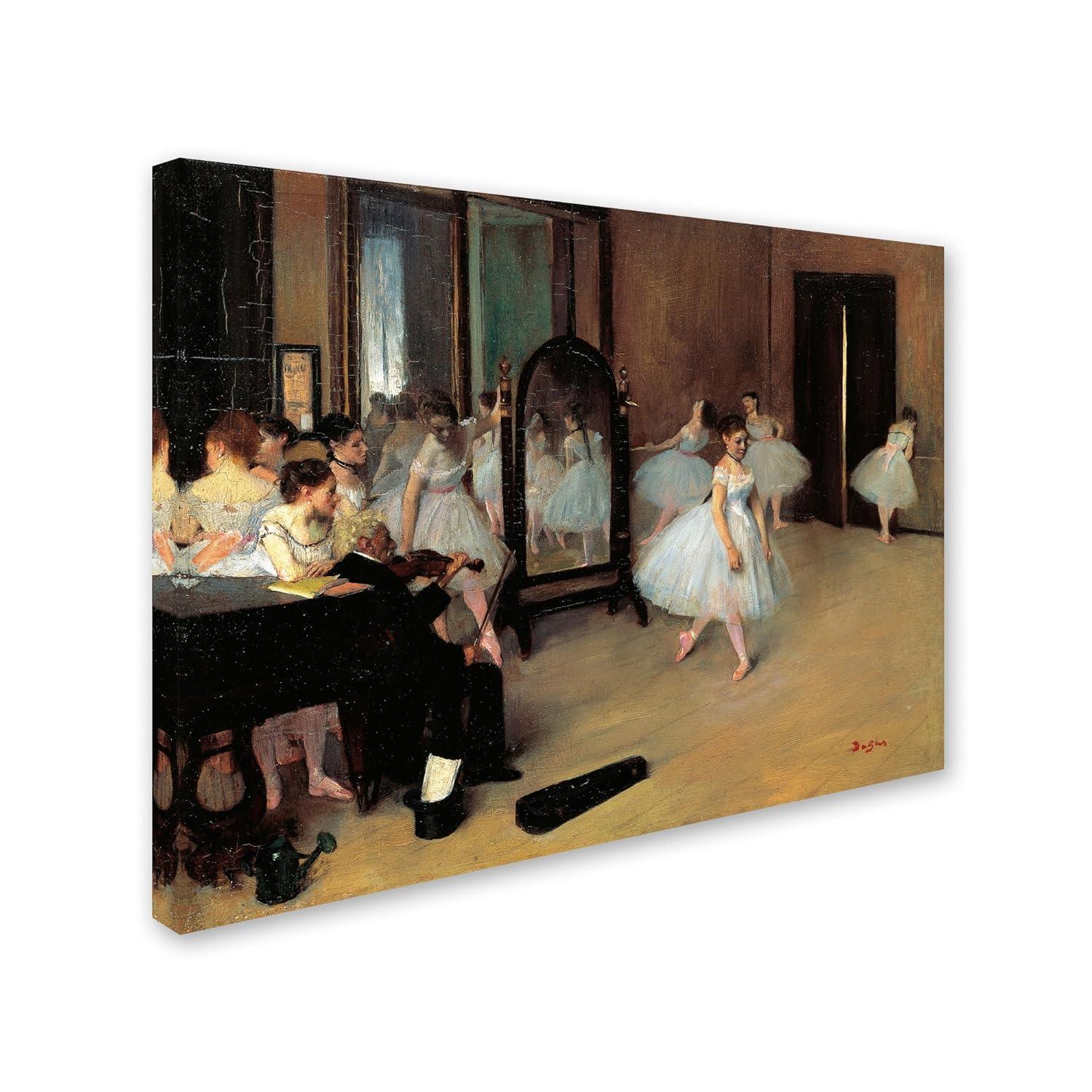 Vault W Artwork " The School Of Dance 1871 " by Edgar Degas