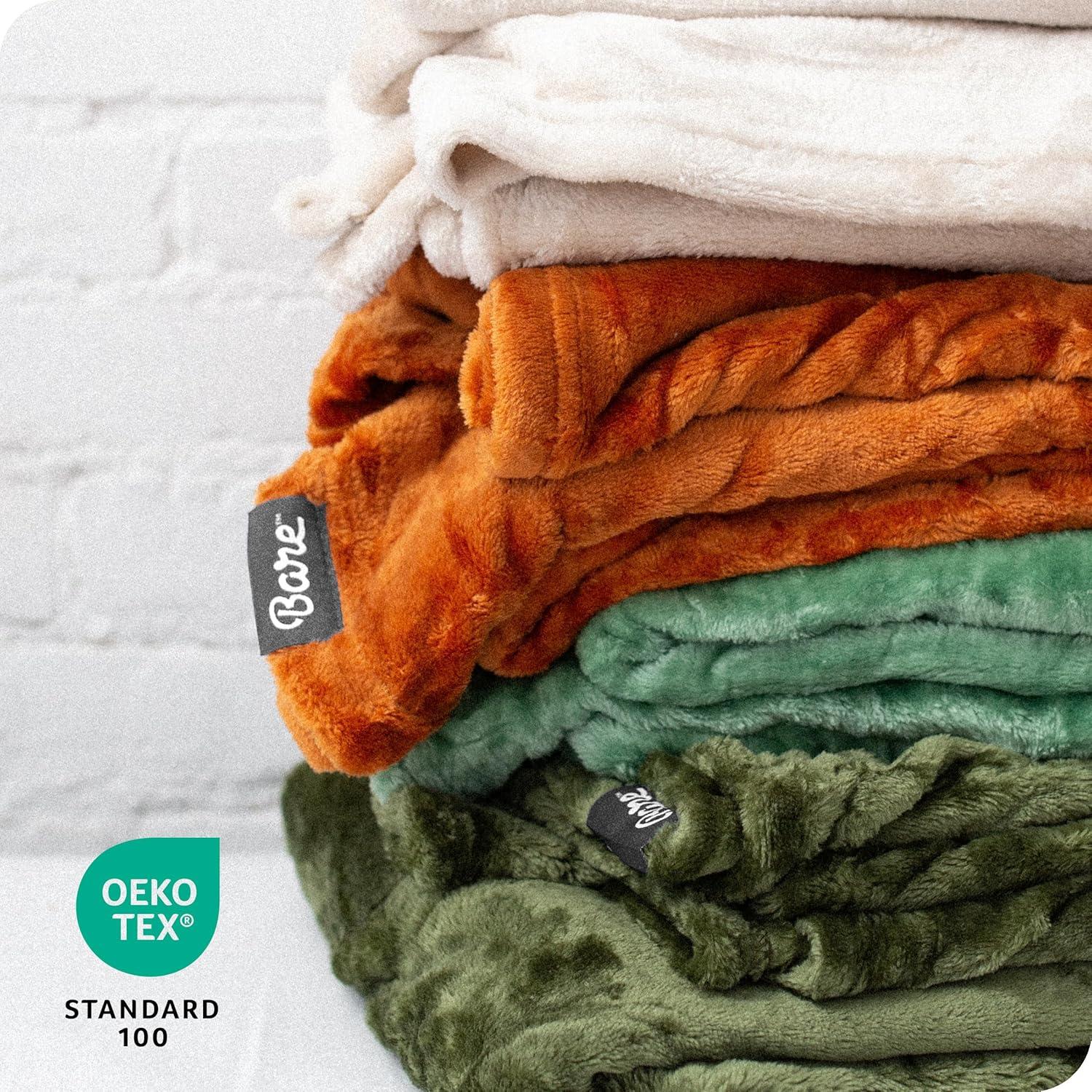 Bare Home Bare Home Microplush Fleece Blanket - Fuzzy, Warm, Bed/Throw Blanket