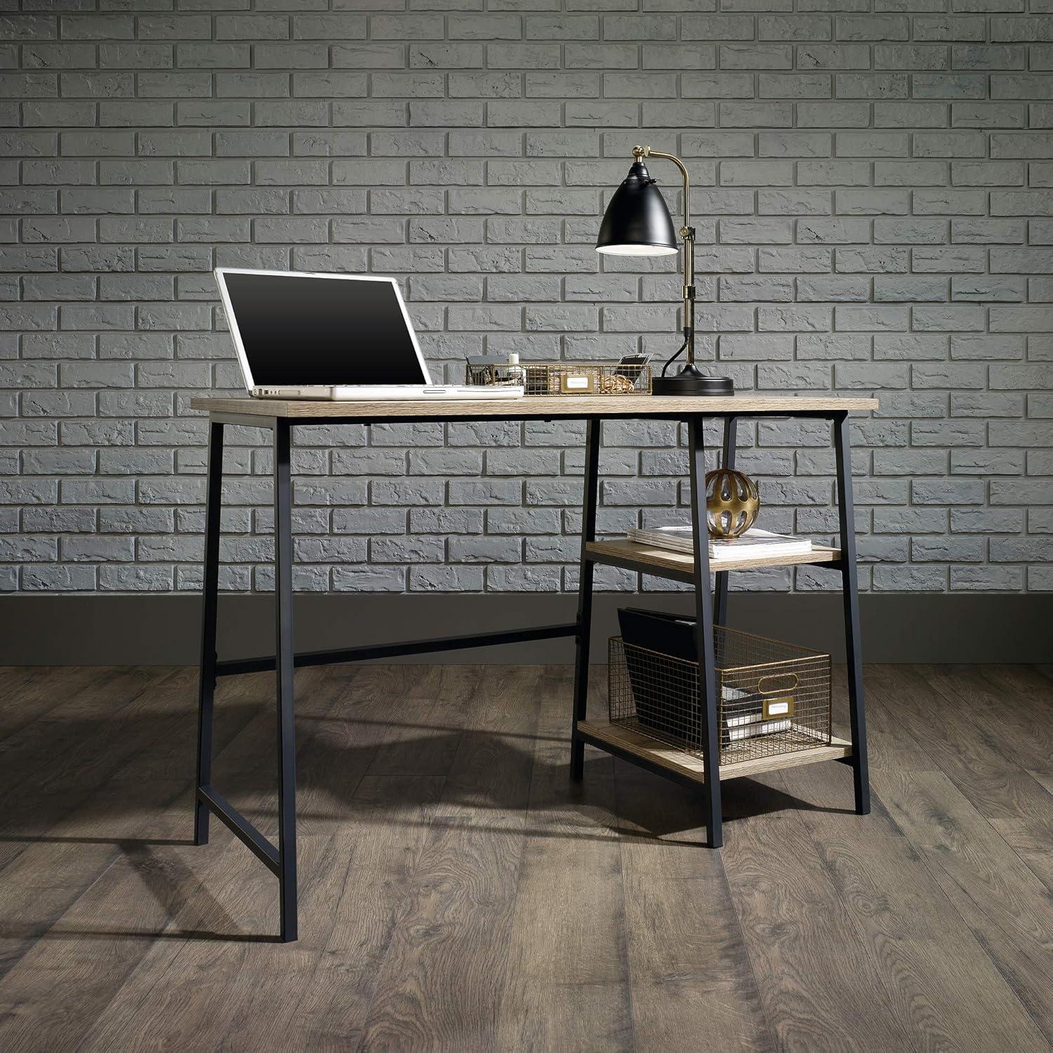 Sauder North Avenue Engineered Wood Desk in Sindoori Mango/Natural