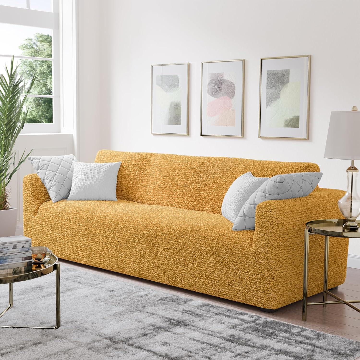 Stretchy Slipover for Sofa – Easy to Clean & Durable - Microfibra Collection