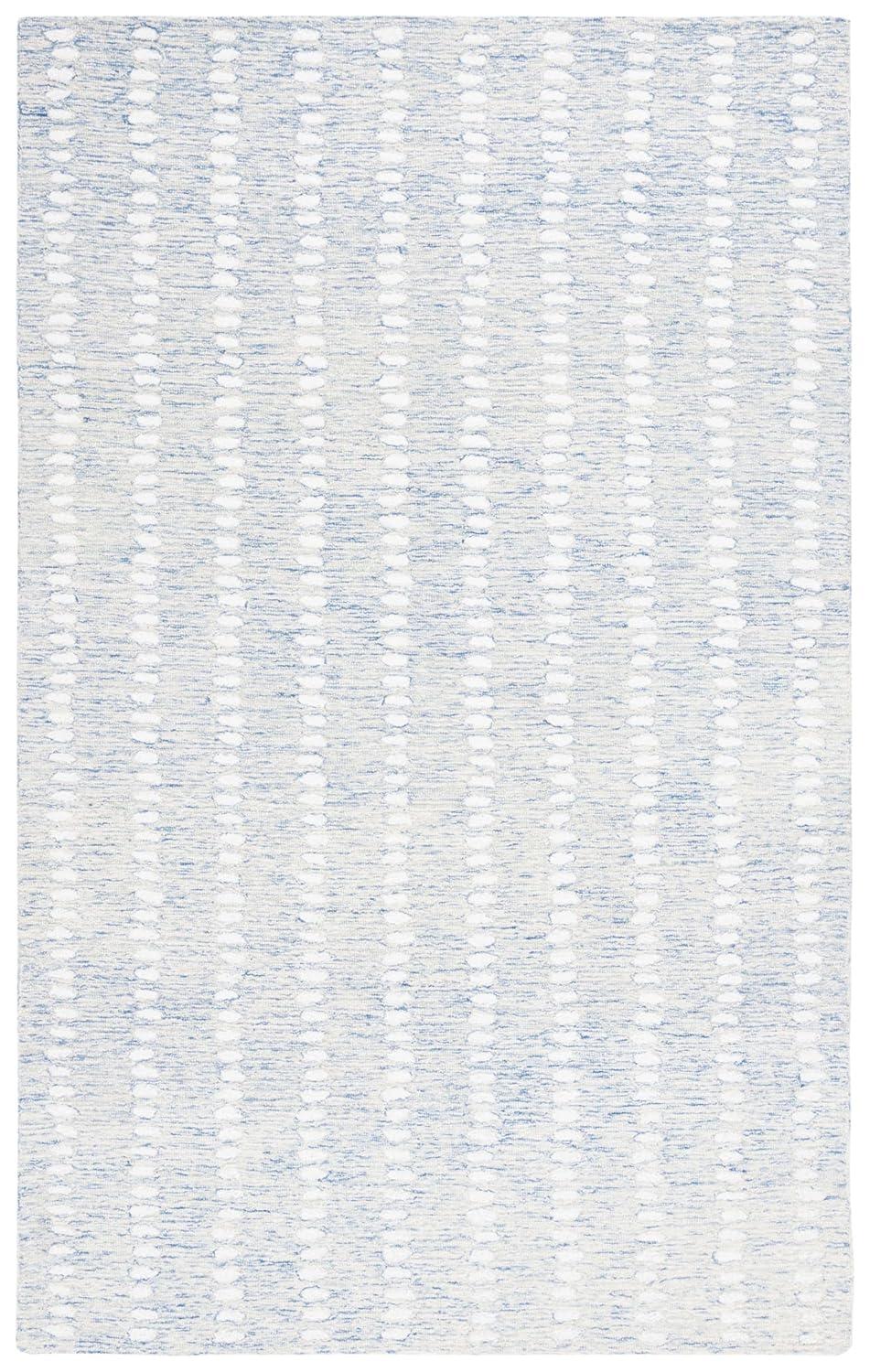 SAFAVIEH Abstract Madrid Striped Geometric Area Rug, Gray/Ivory, 3' x 5'