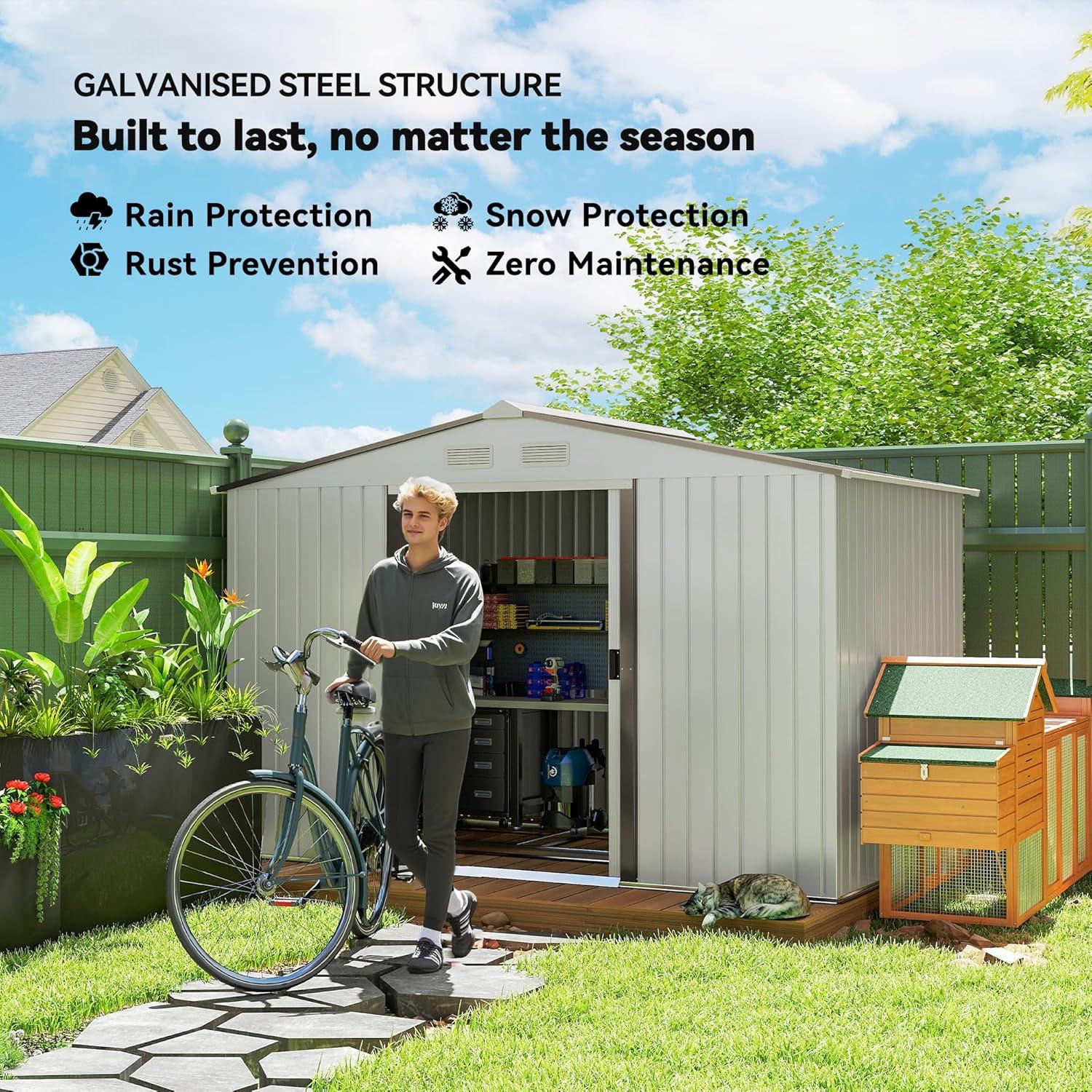 Outsunny Metal Storage Shed