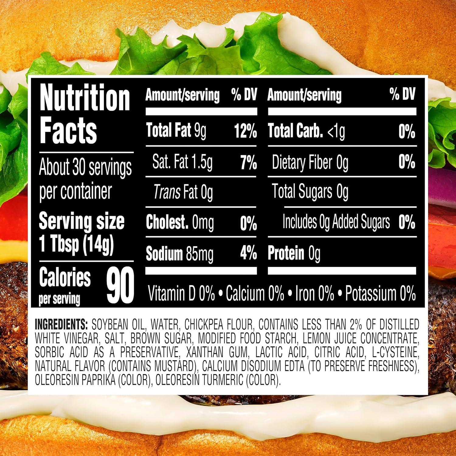 Kraft Heinz NotCo Plant Based Dressing Mayo Original, 15 fo Bottle