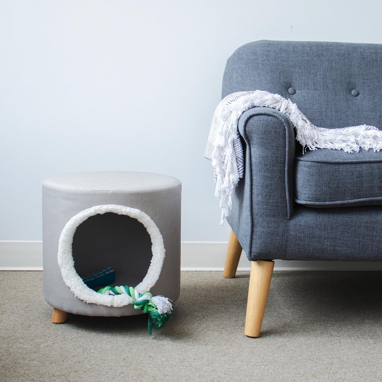 Humble Crew Brooklyn Tufted & Storage Bench, Gray