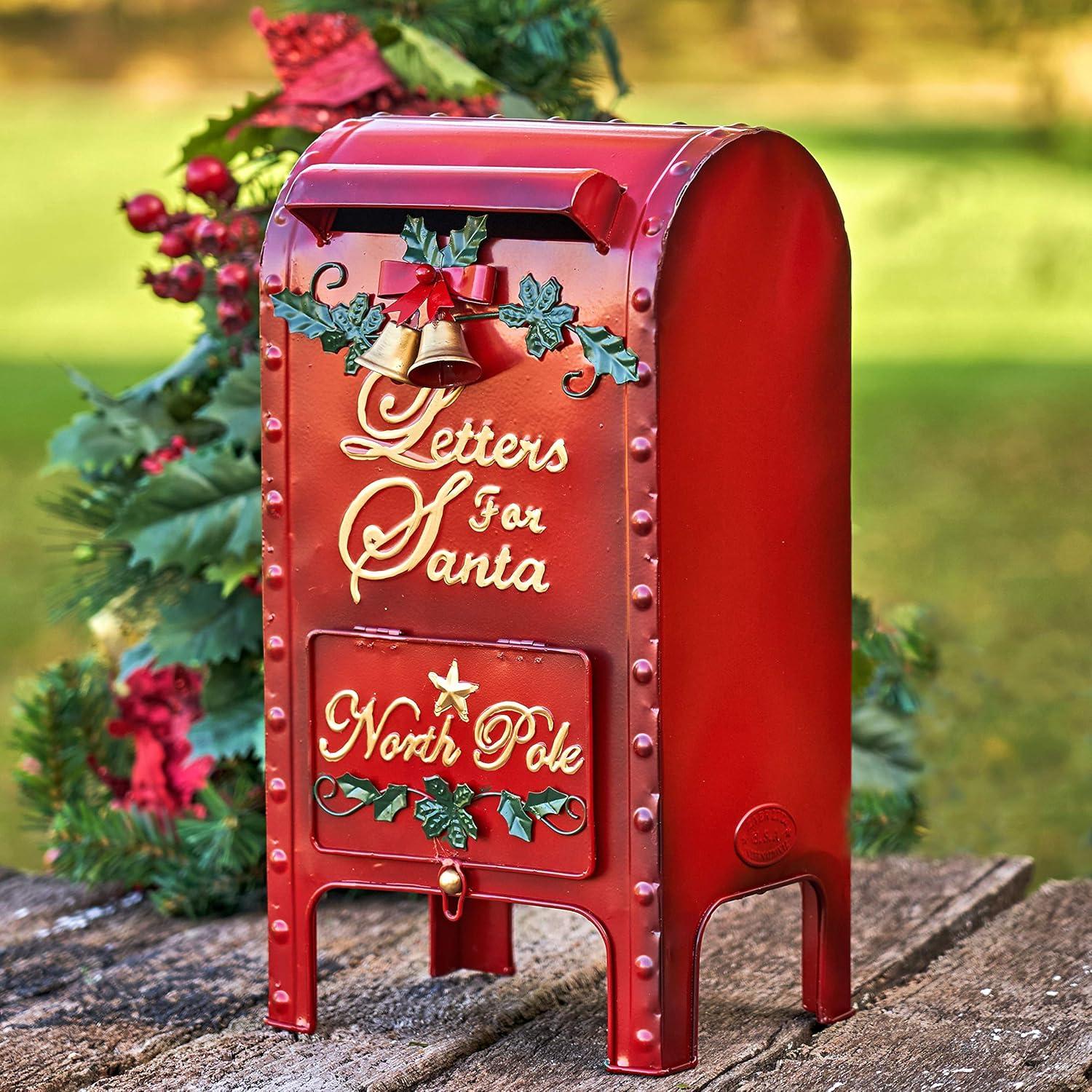 16" Tall Ornate Letters for Santa Christmas Mailbox Decoration