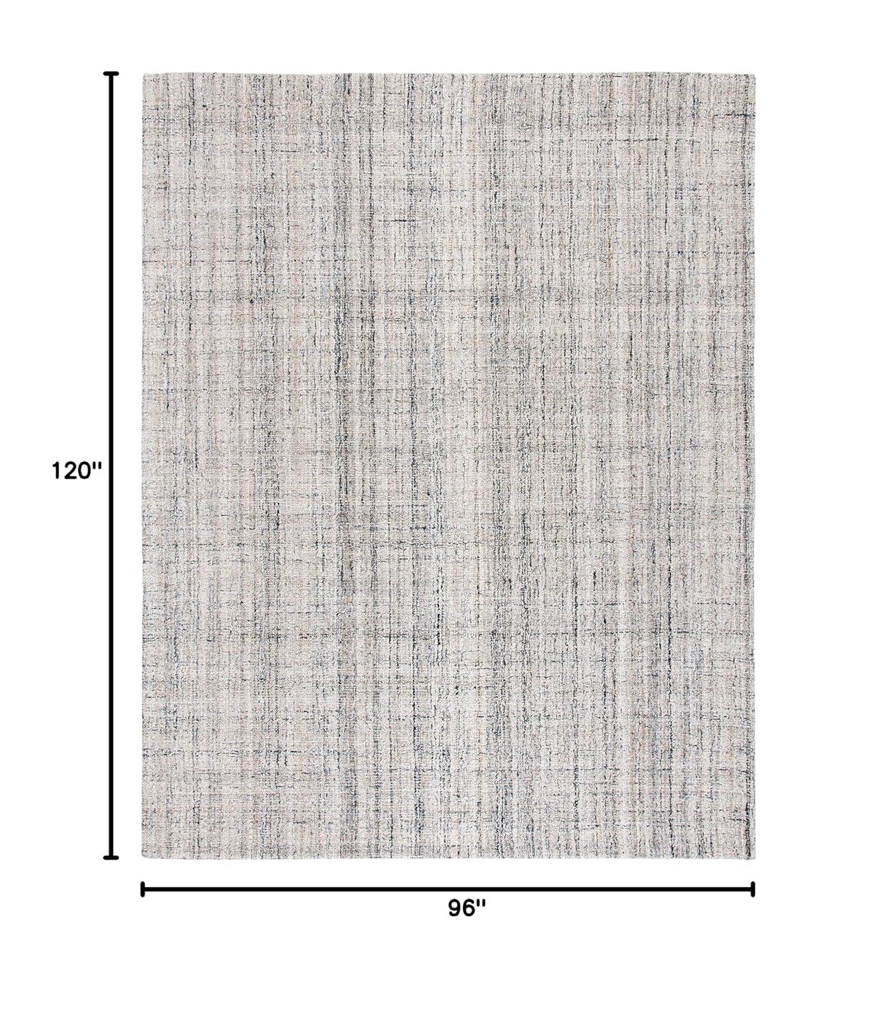 Abstract ABT141 Handmade Indoor Area Rug - Camel/Black - 8'x10' - Safavieh