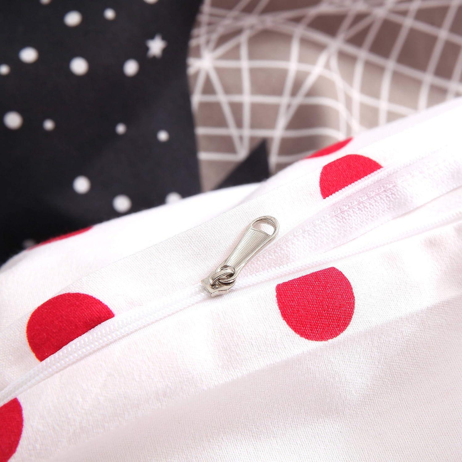 Swanson Beddings Christmas 3pc Duvet Bedding Set: Duvet Cover and Two Pillow Shams (Queen) (NO comforter included)