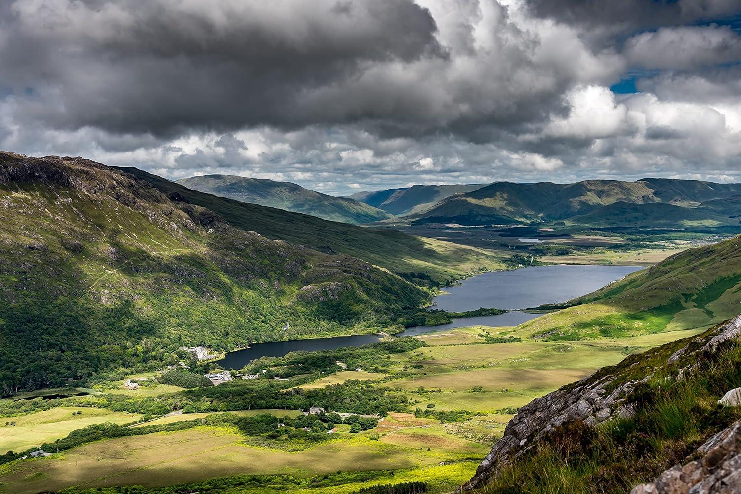 Ireland Touring Map with Scenic Routes and City Maps