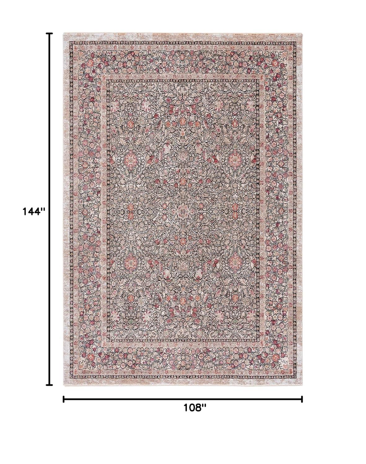 Crimson CMS272 Loomed Indoor Area Rug - Beige/Brown - 9'x12' - Safavieh