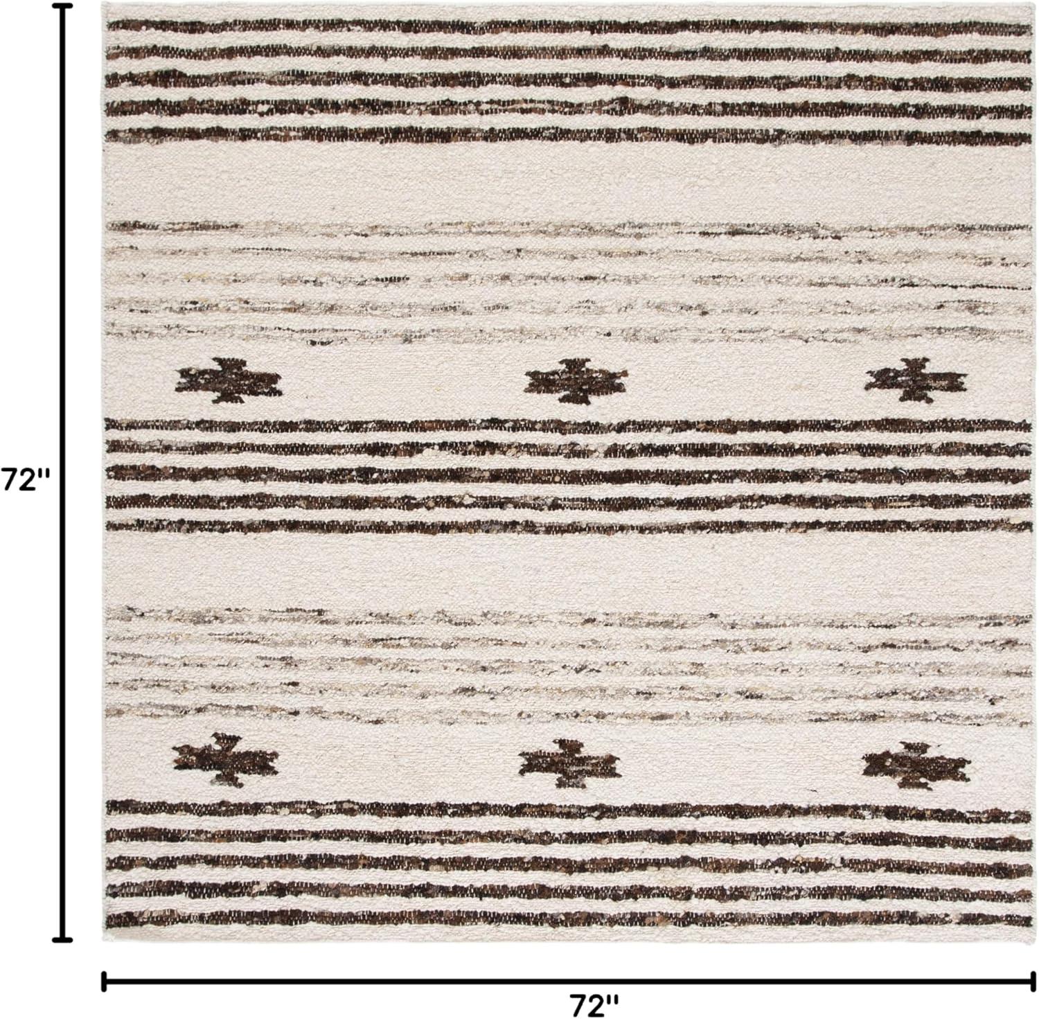 Abbie-Lea Natura Hand Woven 90% Wool And 10% Cotton Southwestern Rug