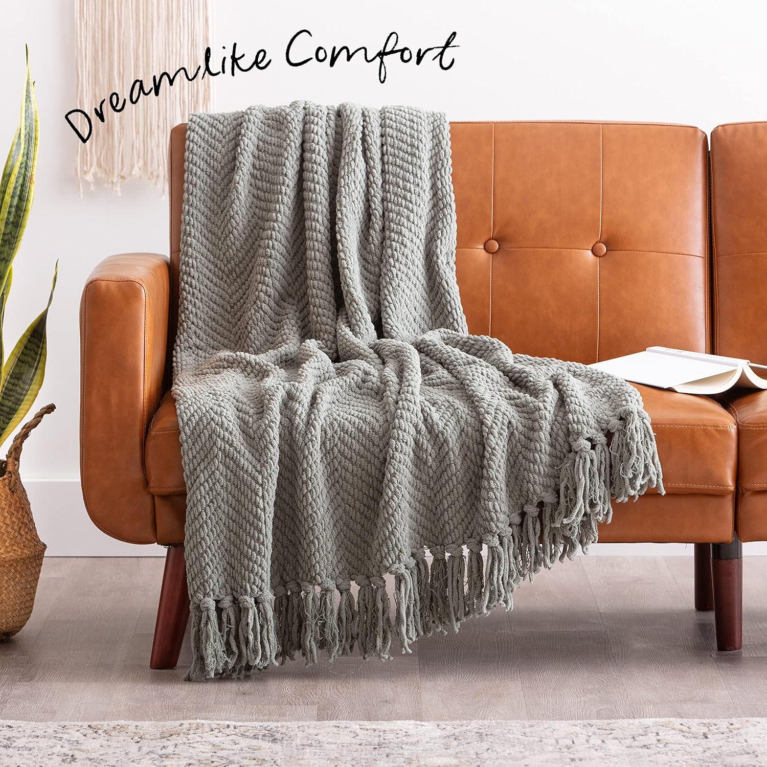 Chanasya Textured Knitted Throw