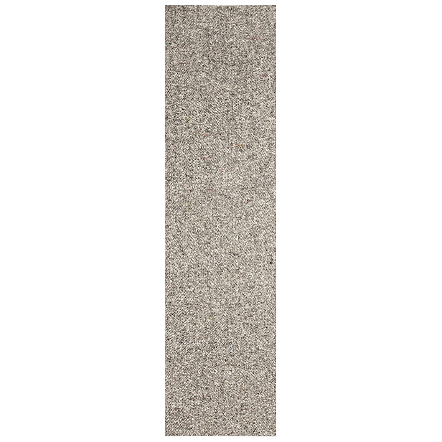 Karastan 5'x7' Reversible Pet Proof Rug Pad Gray: Skid-Resistant Carpet Pad, Rectangle, Polyester, 5x7 Rug Pad