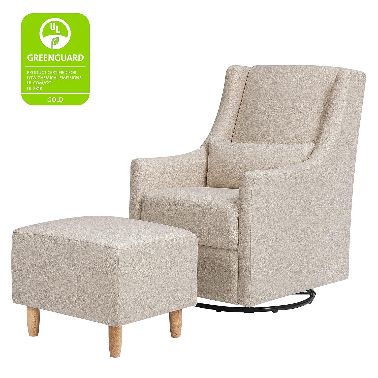 Toco Swivel Glider with Ottoman Set