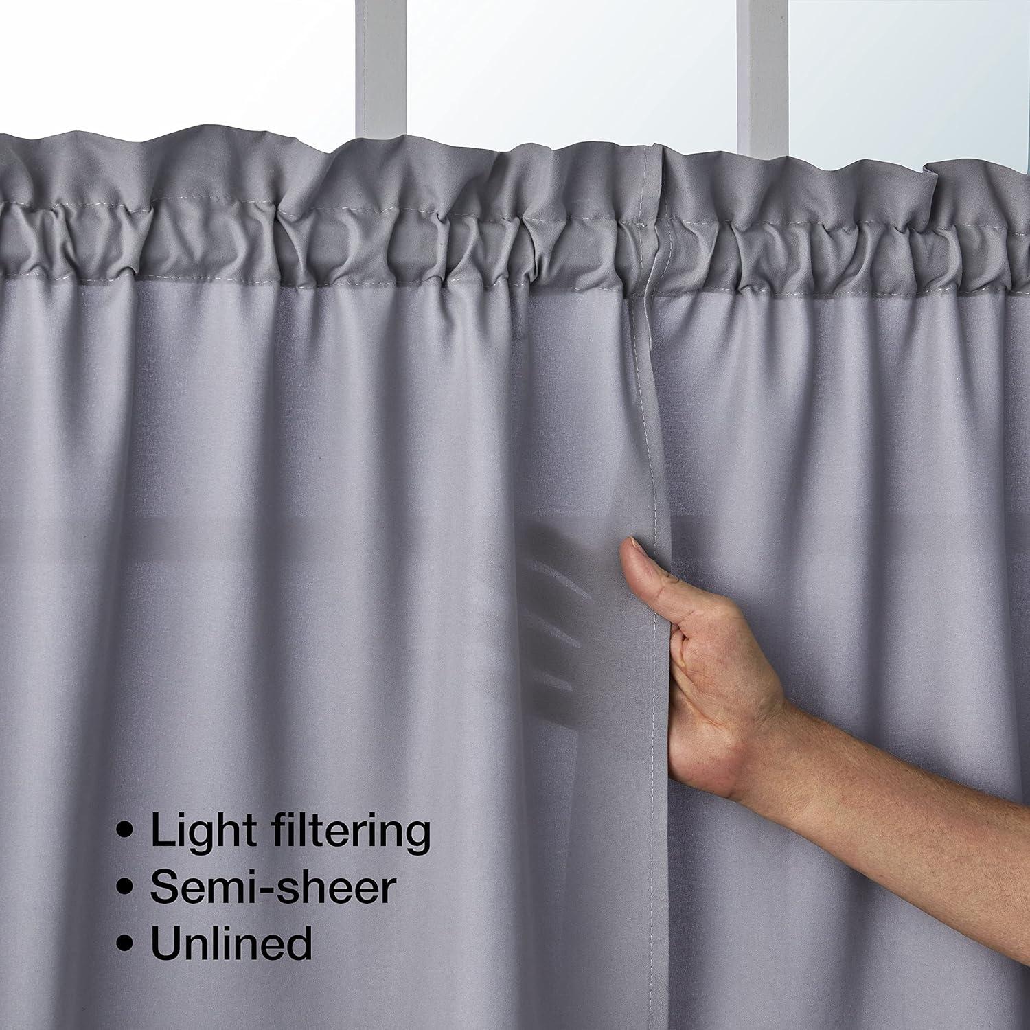 Saturday Knight Ltd Holden High Quality Stylish Soft And Clean Look Window Valance - 58x13"