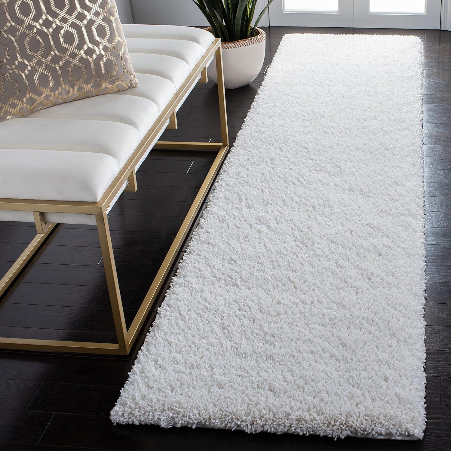 Shag SG151 Power Loomed Indoor Area Rug - Dark Grey - 8'6"x12' - Safavieh.