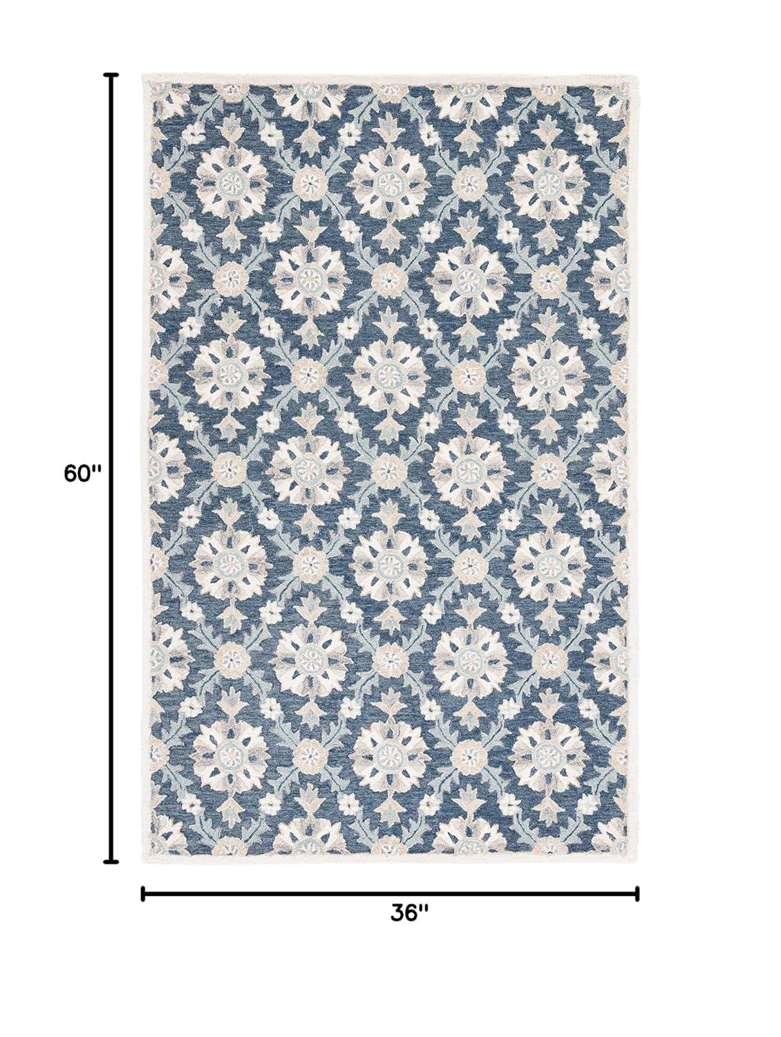 Martha Stewart Rugs Martha Stewart Hand Tufted 80% Wool And 20% Cotton Damask Rug