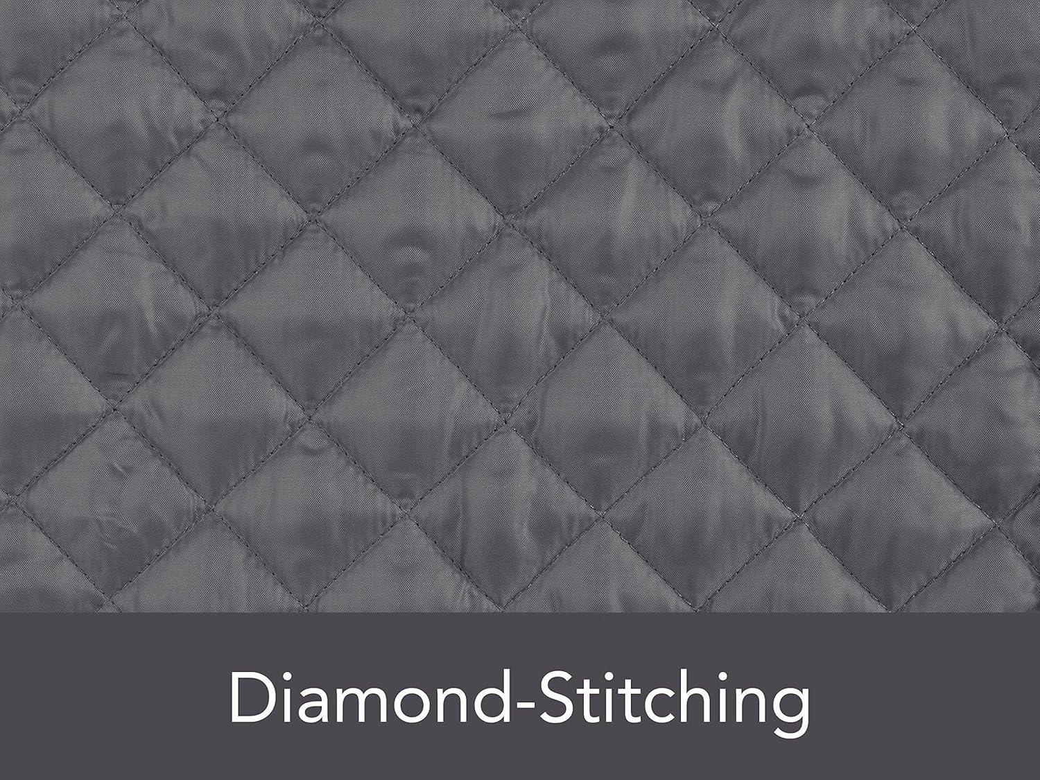 Covermates Keepsakes - Adjustable Glassware Storage - Padded Protection - ID Window - Stain Resistant - Machine Washable - China Storage, Slate