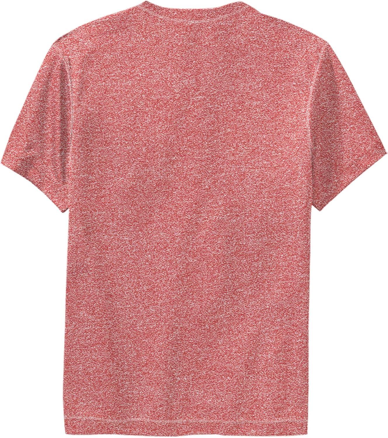Boy's Disney Mickey Mouse Large Pose  Performance Tee - Red Heather - Small