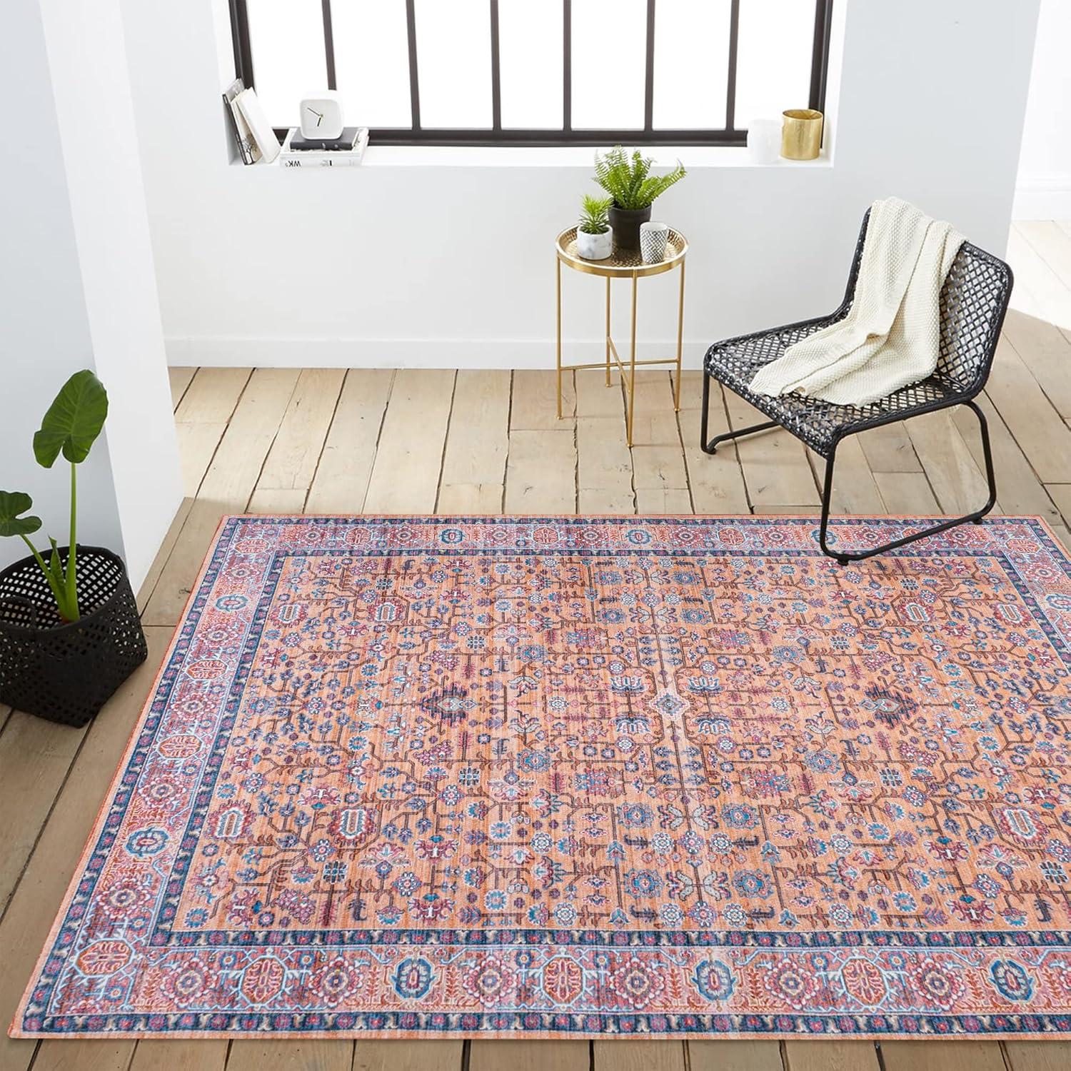 Kemer All-Over Persian Washable Area Rug - JONATHAN Y