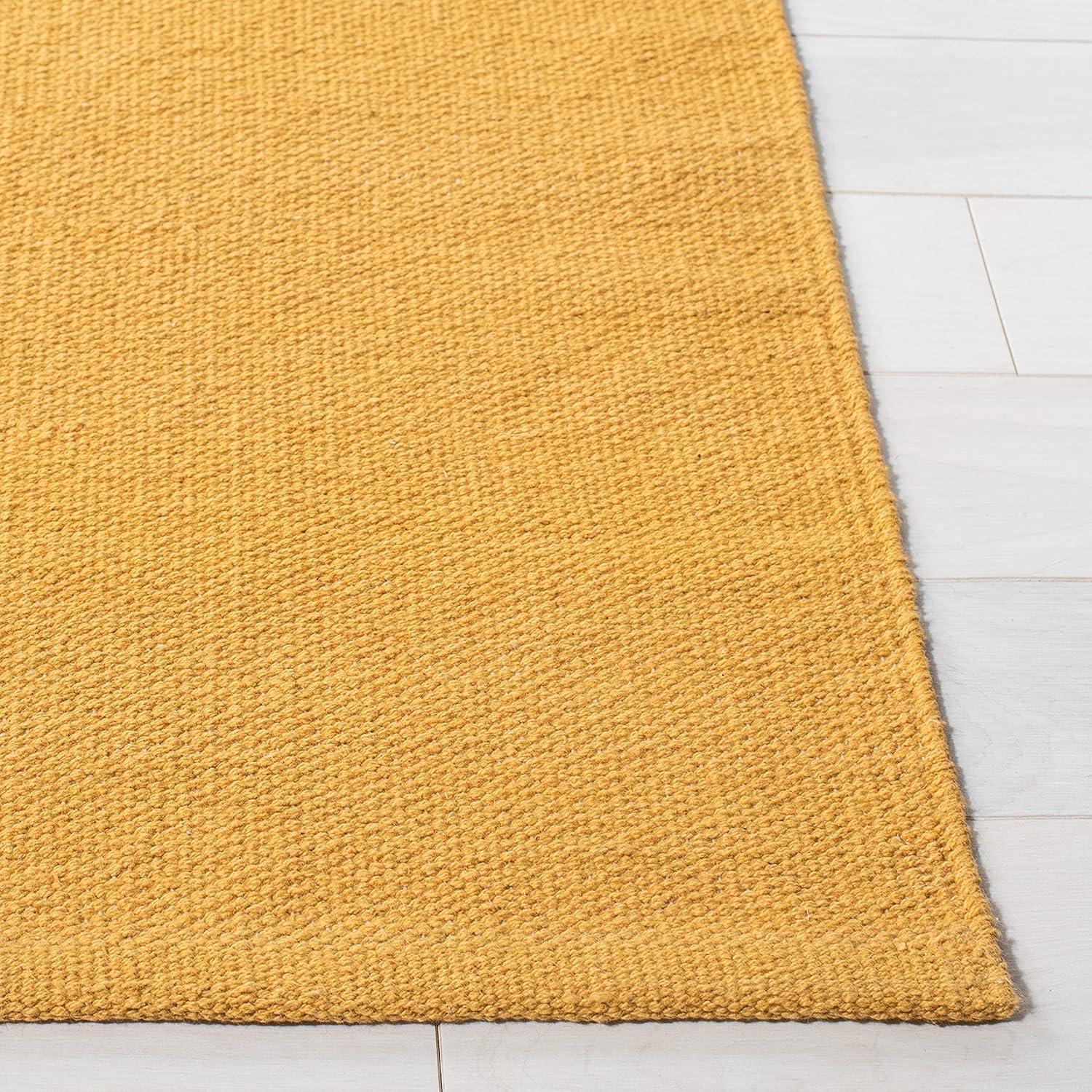Montauk MTK311 Hand Woven Indoor Area Rug - Gold/Ivory - 6'x9' - Safavieh