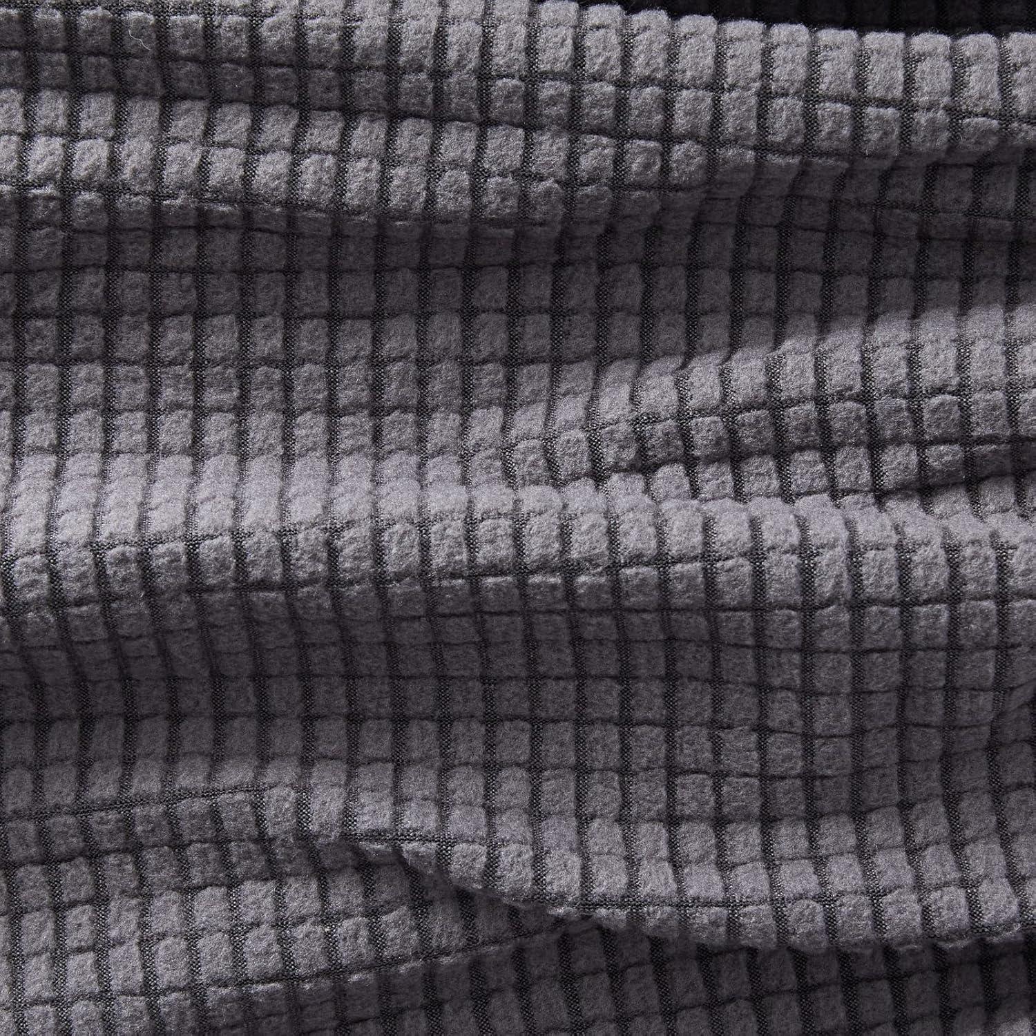 Juvale 2 Pack Stretch Outdoor Cushion Covers for Patio Furniture and Sofas, Reversible (Medium, Grey)