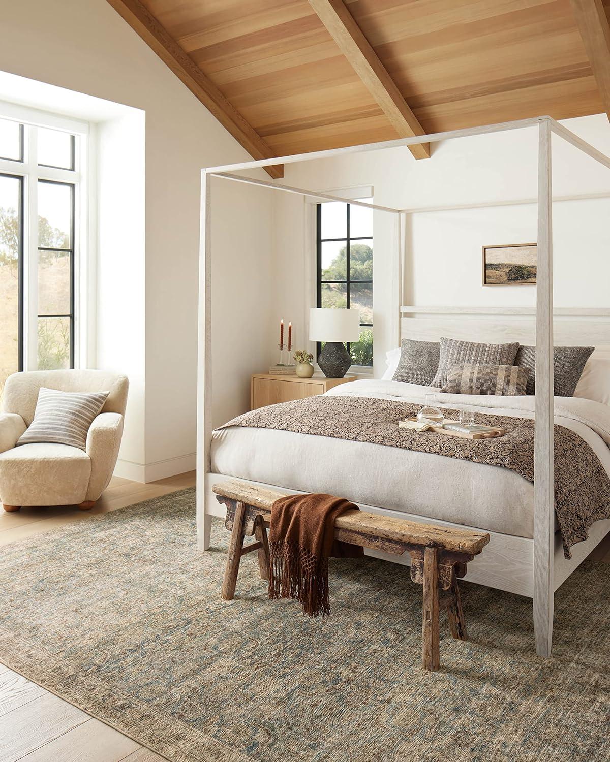 Amber Lewis x Loloi Morgan Sea / Sage Area Rug feat. CloudPile