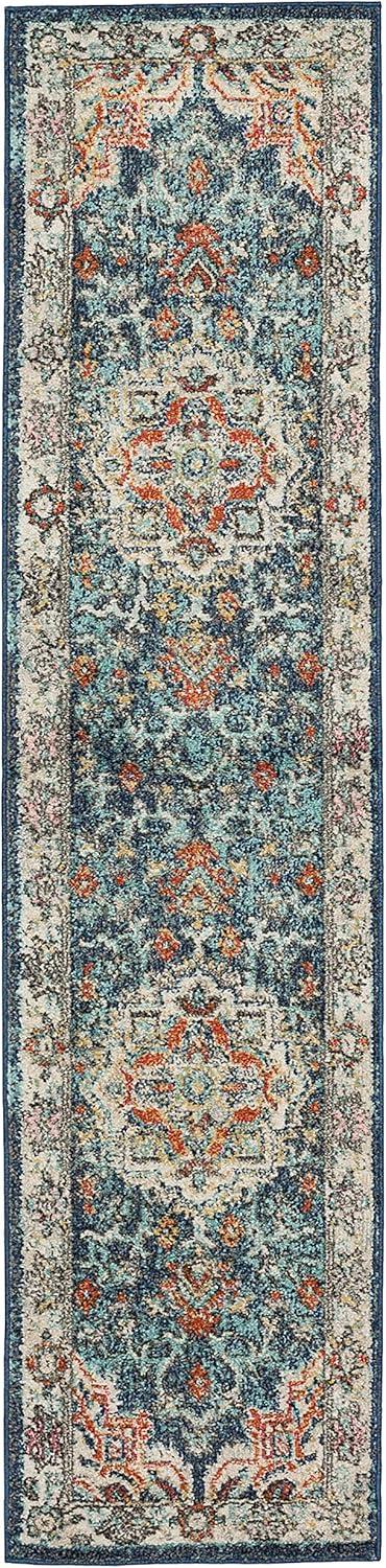 Dellen Blue 7 ft. 10 in. x 10 ft. Area Rug