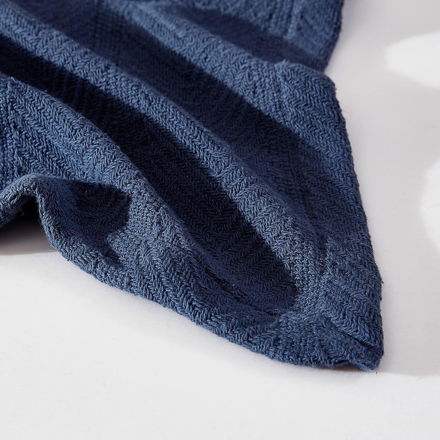 Eddie Bauer Eddie Bauer Herringbone Cotton Reversible Blanket