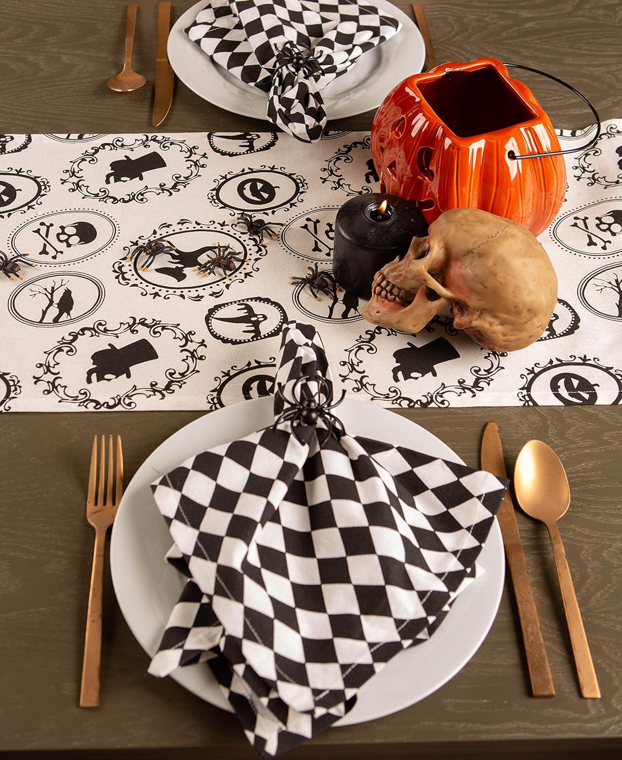 The Holiday Aisle® Turnbow Halloween Portrait Table Runner