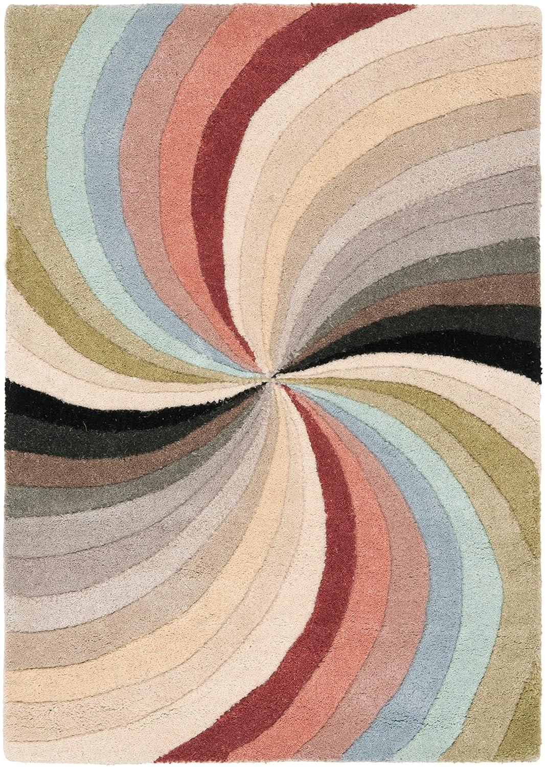 SAFAVIEH Soho Floella Abstract Wool Area Rug, Multi, 5' x 8'