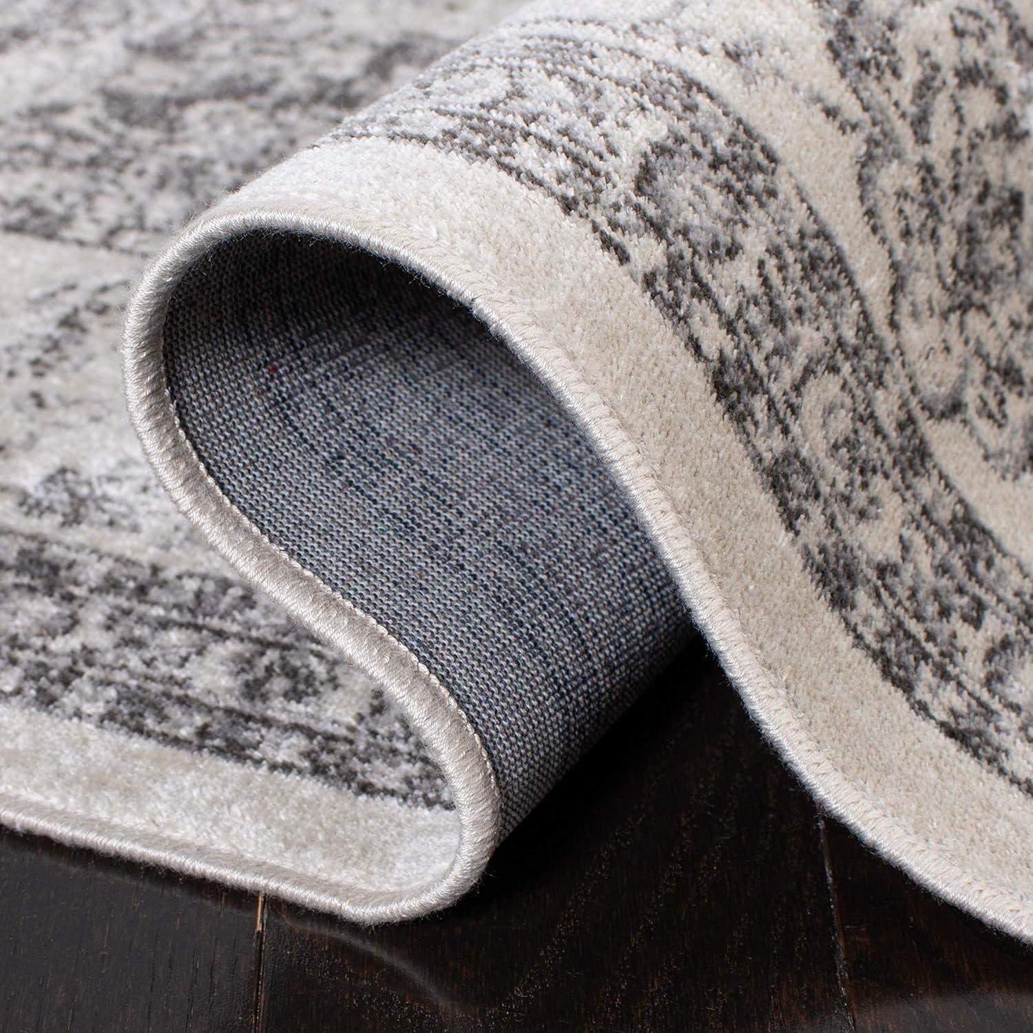 Atlas ATL960 Power Loomed Area Rug - Ivory/Beige - 7'10" X 10' - Safavieh.