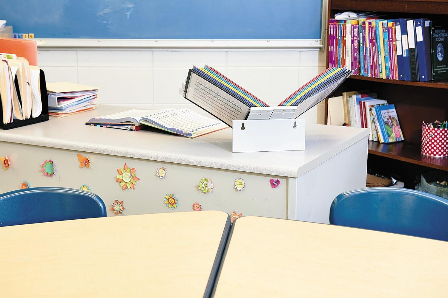 Durable® ario Reference Desktop System, 20 Panels, Assorted Borders And Panels