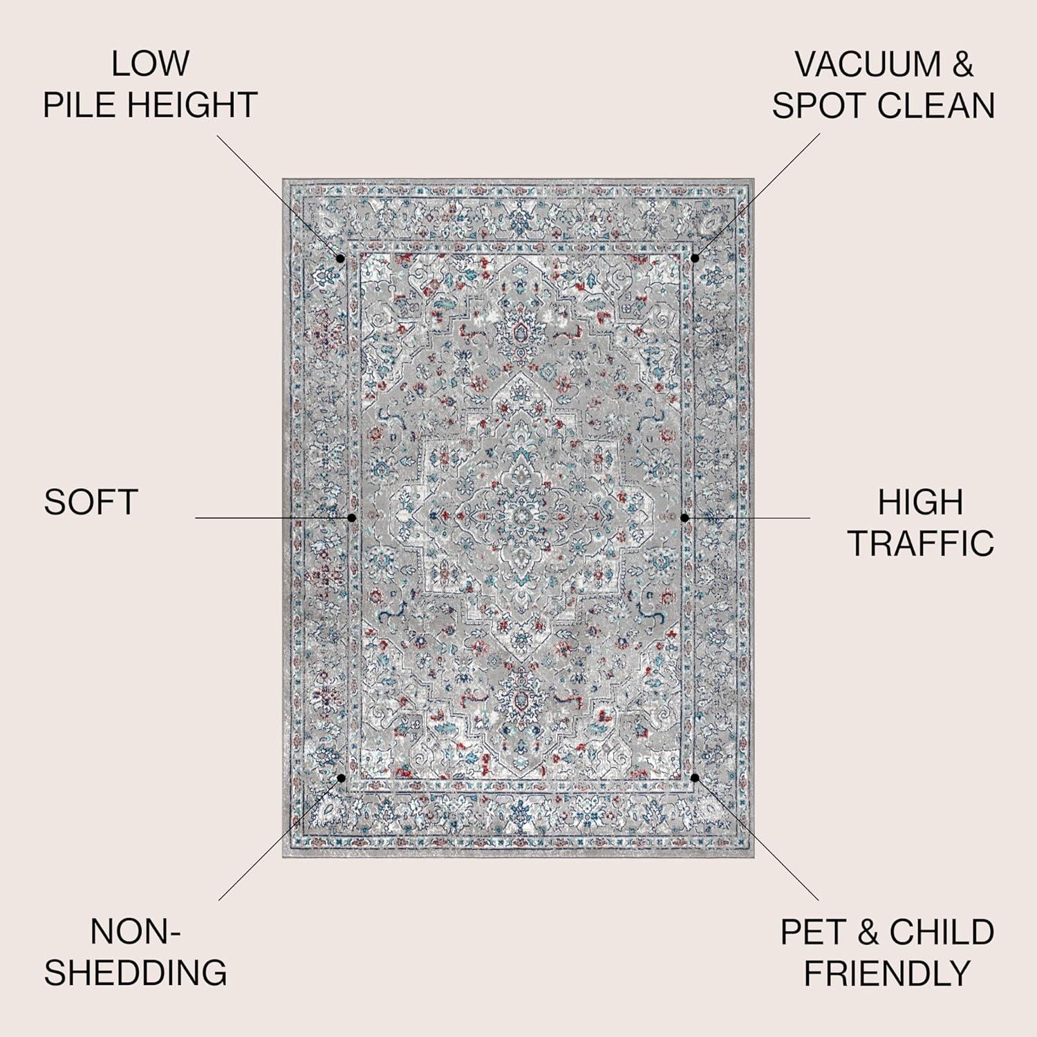 Modern Persian Vintage Moroccan Traditional Area Rug - JONATHAN Y