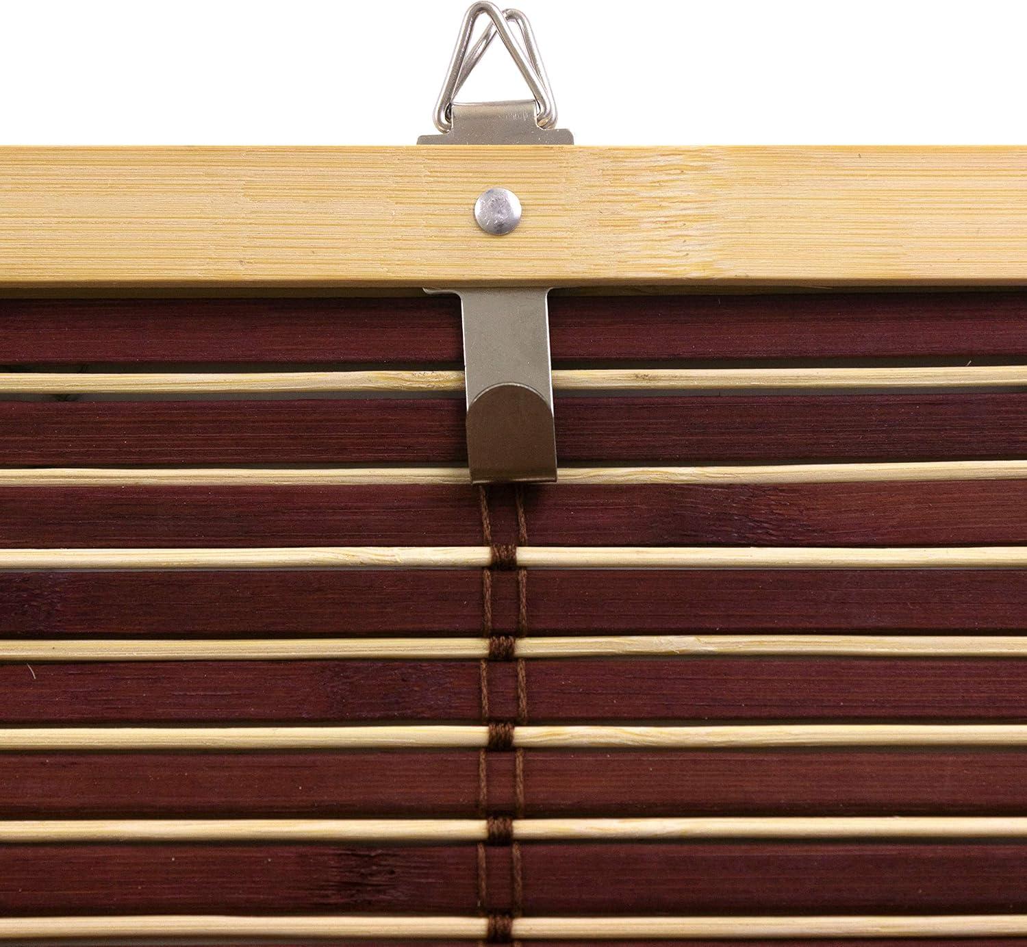 Bamboo Cordless Window Shade - Mahogany 60" W