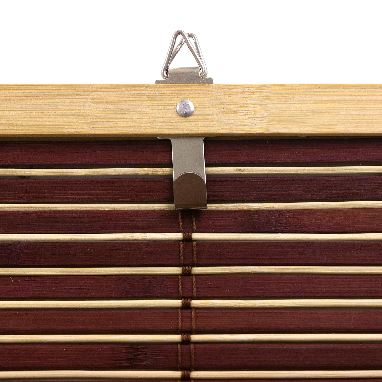 Bamboo Cordless Window Shade - Mahogany 60" W