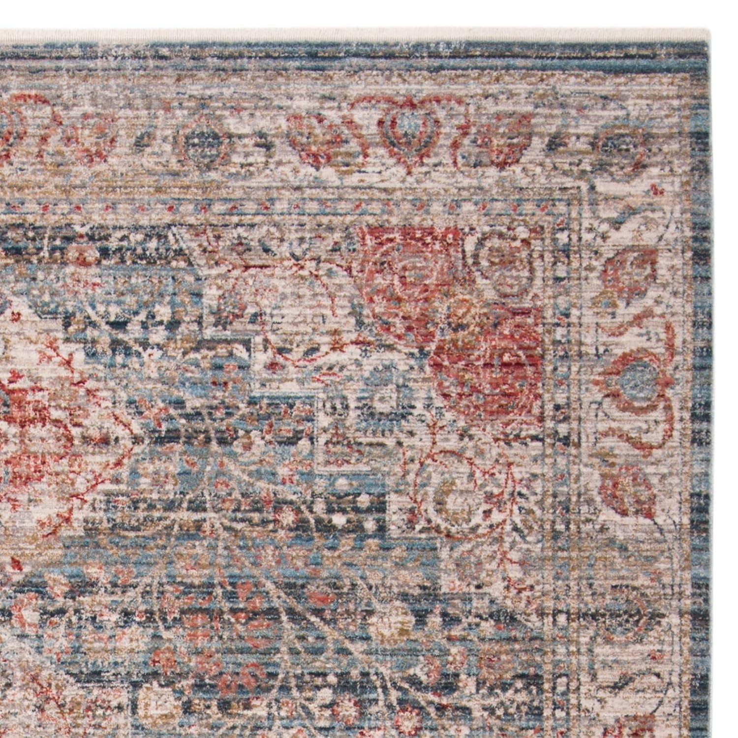 Kenitra KRA672 Power Loomed Area Rug - Blue/Ivory - 8'x10' - Safavieh.