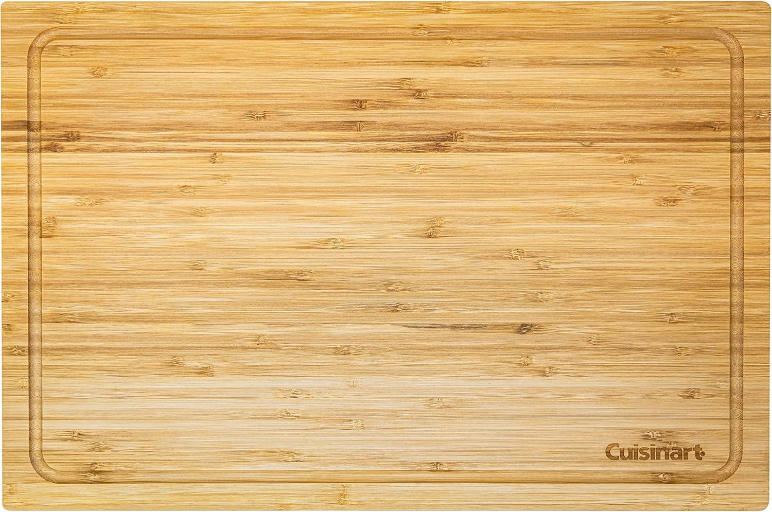 Cuisinart Bamboo Cutting Board with Hidden Tray