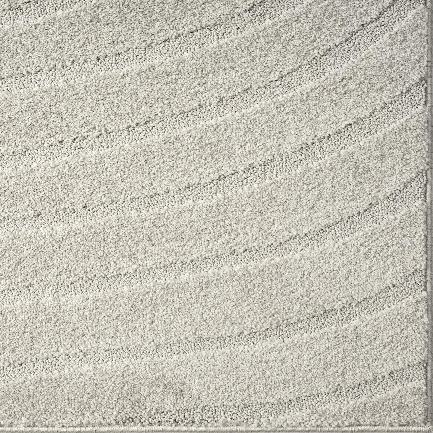 Luxe Weavers Modern Geometric Wave Gray 2x8 Area Rug