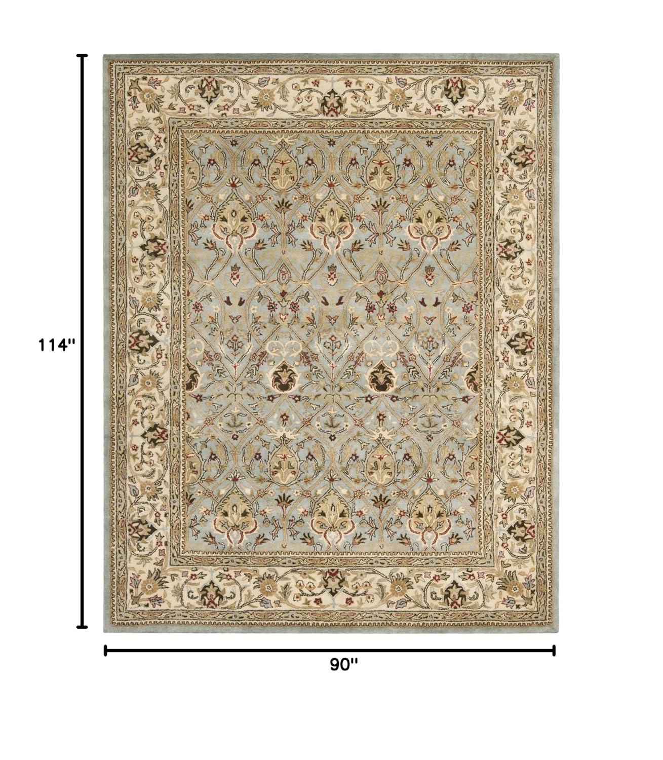Persian Legend PL819 Hand Tufted Indoor Area Rug - 7'6"x9'6" - Grey/Ivory - Safavieh