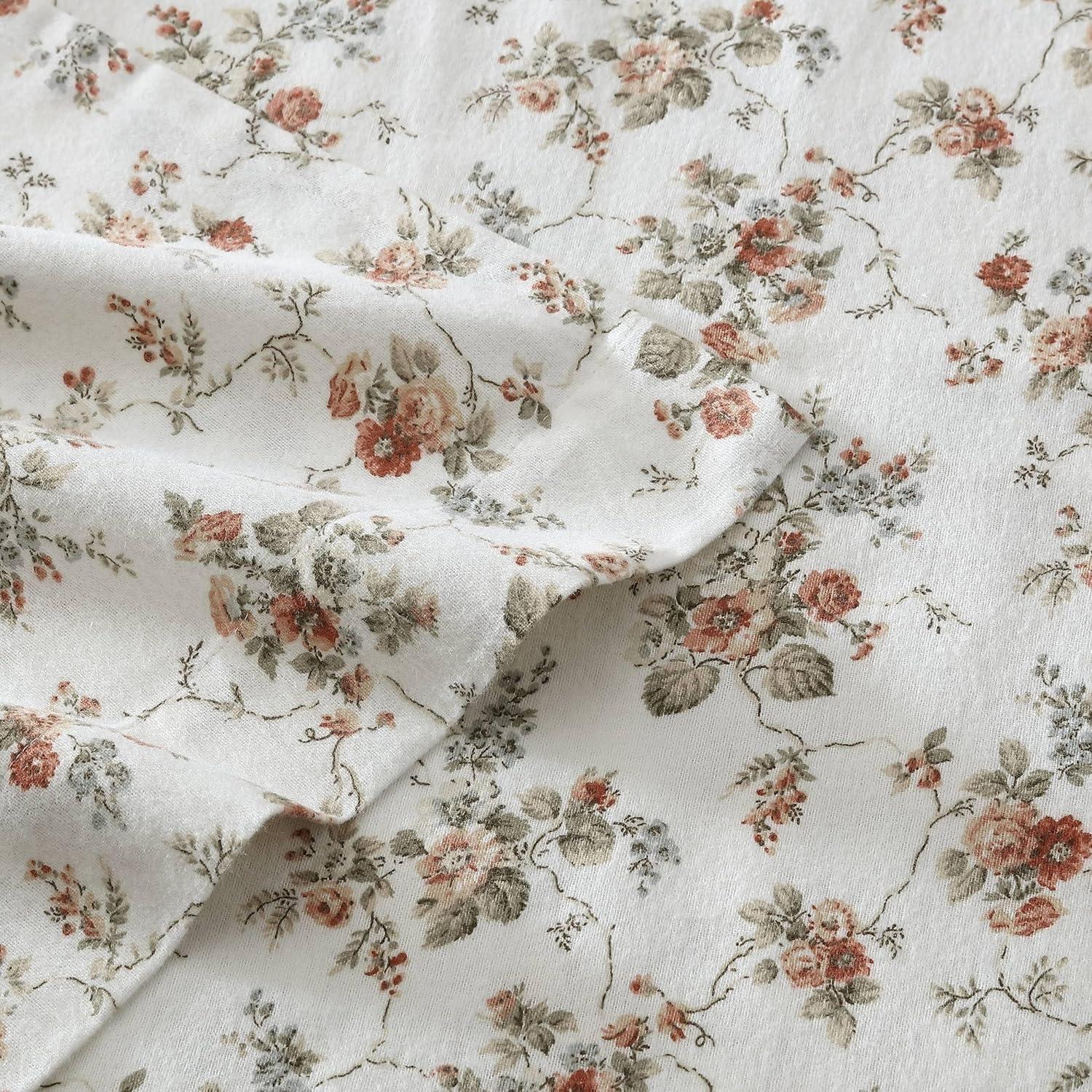 Laura Ashley Laura Ashley Cotton Flannel Cozy Sheet Sets