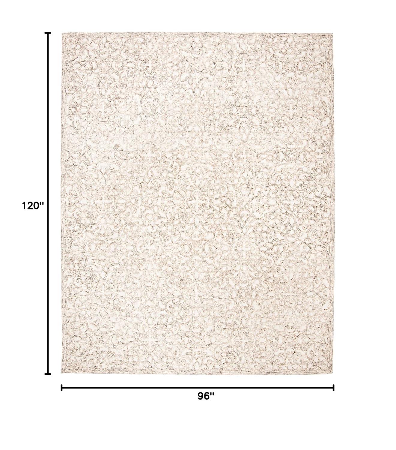 Trace TRC103 Hand Tufted Area Rug - Brown/Ivory - 8'x10' - Safavieh.