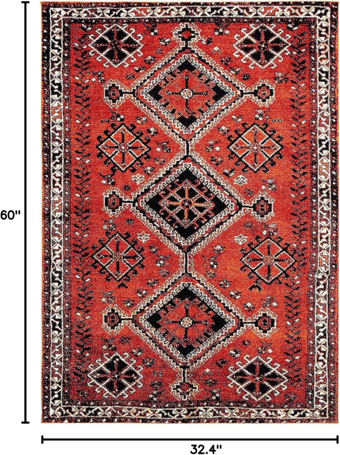 Vintage Hamadan VTH293 Power Loomed Area Rug  - Safavieh