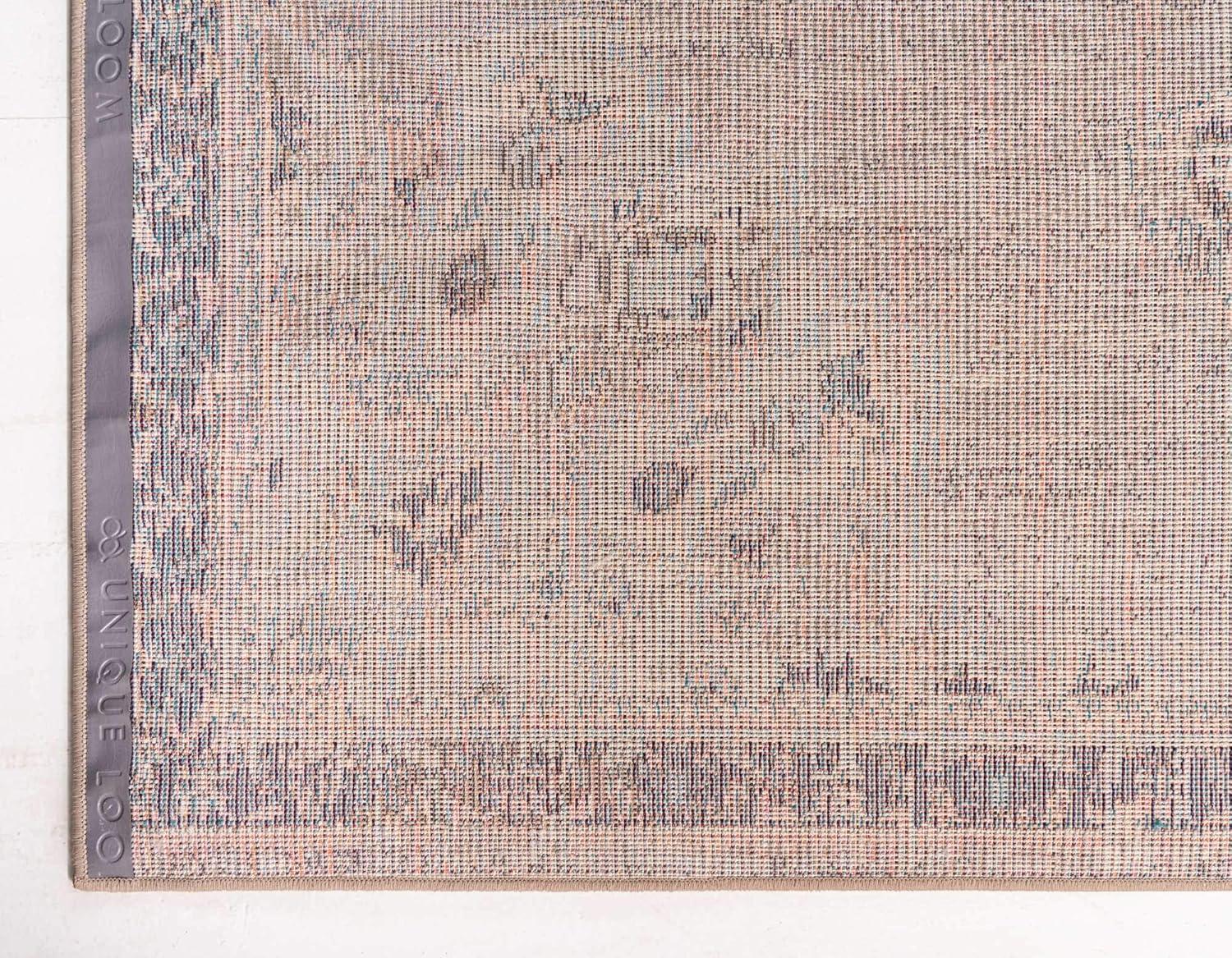 Unique Loom Penrose Collection Area Rug - Alexis (7' 10" x 10' Rectangle Gray/Beige)