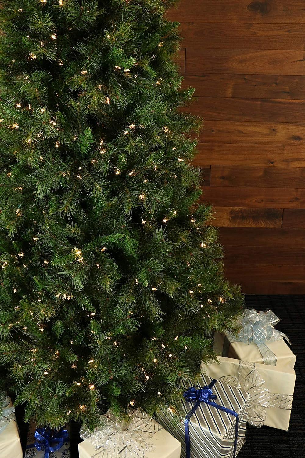 Canyon Pine 7.5' Lighted Pine Christmas Tree