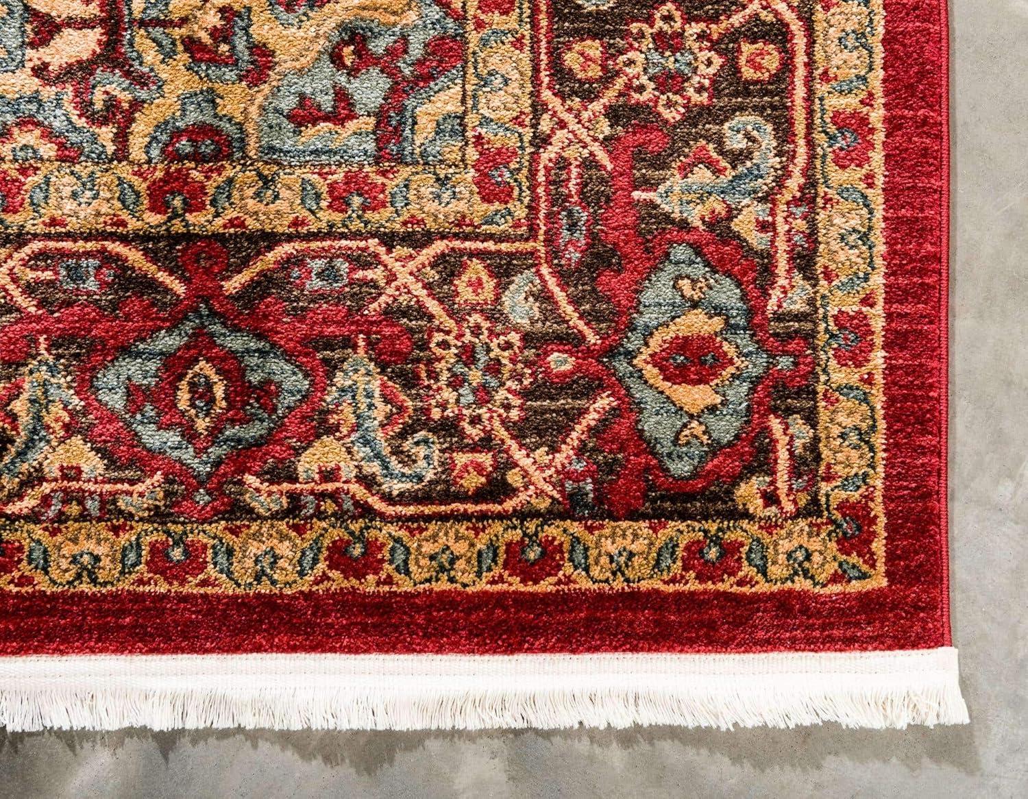 Unique Loom 2' 0 x 3' 1 Red Sahand Ardashir Area Rug