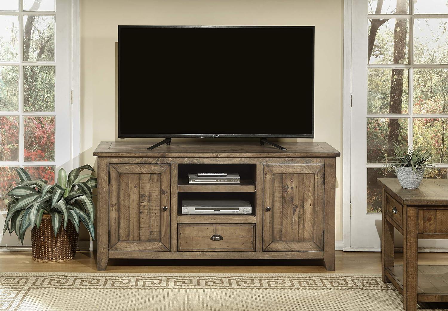 Martin Svensson Home Monterey Solid Wood TV Stand, Natural